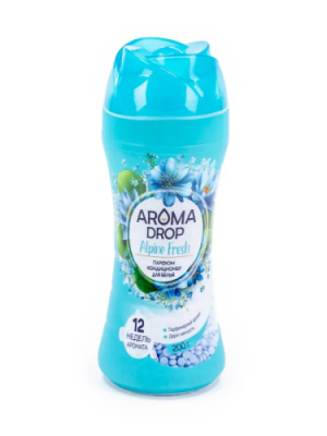AROMA DROP парфюм-кондиционер д/белья в гранулах alpine fresh 200г